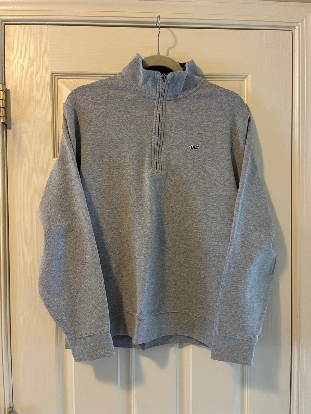 Vineyard Vines Men's Light Gray Half-Zip Pullover
